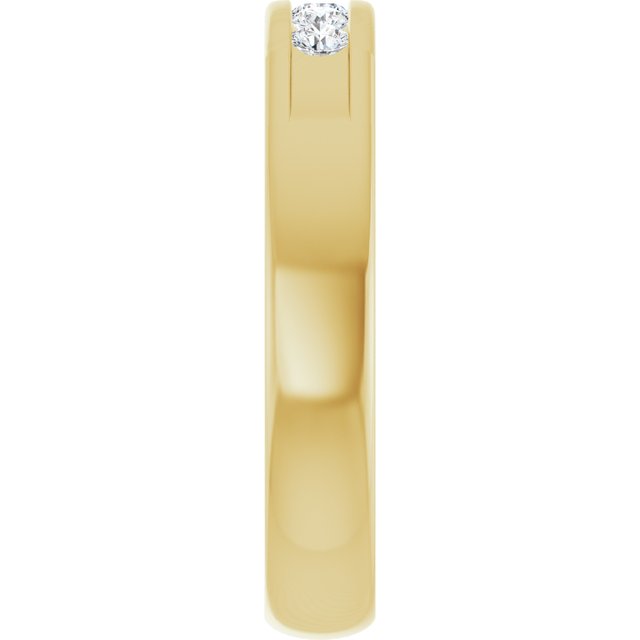 14K Yellow Gold 1/2 CTW Natural Diamond Elegant Band