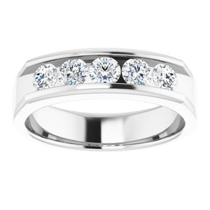 14K Yellow Gold 1/2 CTW Natural Diamond Eternity Band