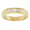 14K Yellow Gold 1/2 CTW Natural Diamond Elegant Band