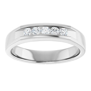 14K Yellow Gold 1/2 CTW Natural Diamond Eternity Band
