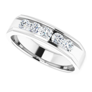 14K Yellow Gold 1/2 CTW Natural Diamond Eternity Band
