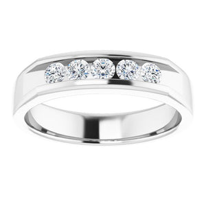 14K Yellow Gold 1/2 CTW Natural Diamond Eternity Band