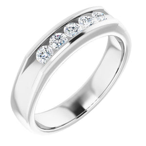 14K Yellow Gold 1/2 CTW Natural Diamond Eternity Band