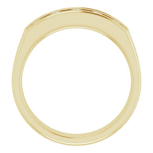14K Yellow Gold 1/2 CTW Natural Diamond Eternity Band