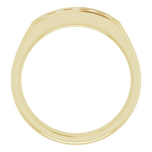 14K Yellow Gold 1/2 CTW Natural Diamond Eternity Band