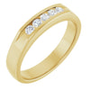 14K Yellow 1/2 CTW Natural Diamond Band