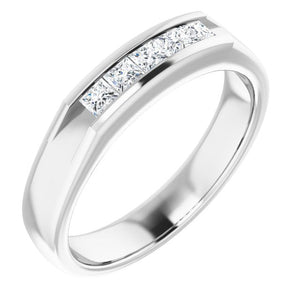 14K Yellow Gold 1/2 CTW Natural Diamond Eternity Band