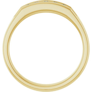 14K Yellow Gold 1/2 CTW Natural Diamond Eternity Band