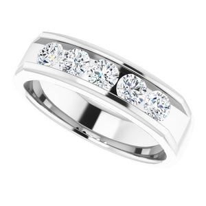14K Yellow Gold 1/2 CTW Natural Diamond Eternity Band