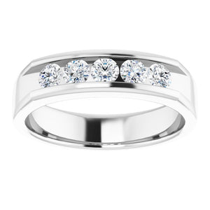 14K Yellow Gold 1/2 CTW Natural Diamond Eternity Band