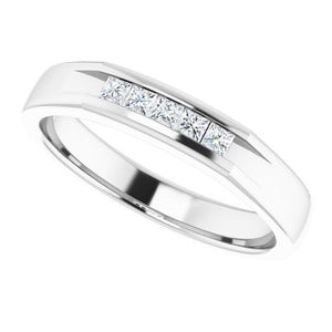 14K Yellow Gold 1/2 CTW Natural Diamond Eternity Band