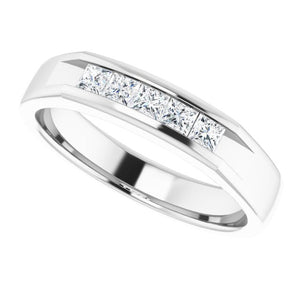 14K Yellow Gold 1/2 CTW Natural Diamond Eternity Band