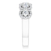 14K White 3/4 CTW Natural Diamond Anniversary Ring