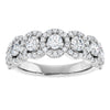 14K White 5/8 CTW Natural Diamond Anniversary Band