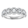 14K White 5/8 CTW Natural Diamond Anniversary Band