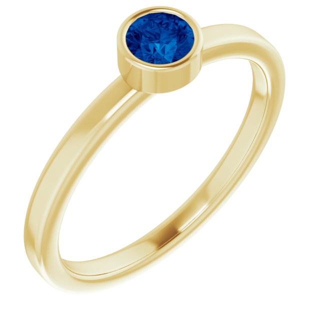 14K Gold Natural Mozambique Garnet Ring