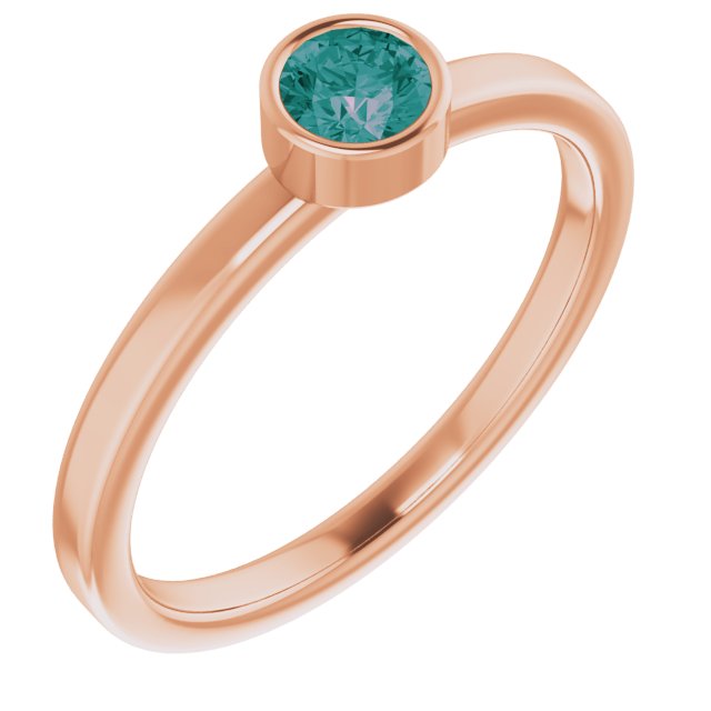 14K Gold Natural Mozambique Garnet Ring