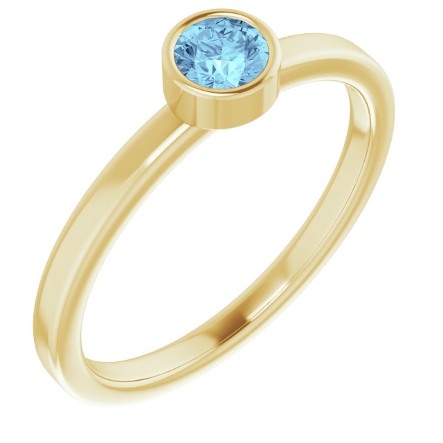 14K Gold Natural Mozambique Garnet Ring