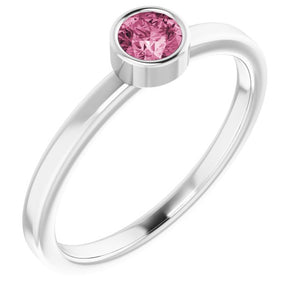 14K Gold Natural Mozambique Garnet Ring