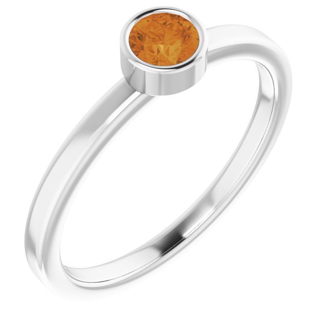 14K Gold Natural Mozambique Garnet Ring