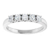 14K White Gold Diamond Anniversary Band – 3/8 CTW Brilliance