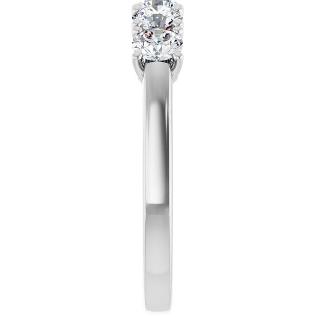 14K White Gold Diamond Anniversary Band – 3/8 CTW Brilliance