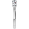 14K White 3/8 CTW Natural Diamond Anniversary Band