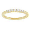 14K White 1/10 CTW Natural Diamond Anniversary Band