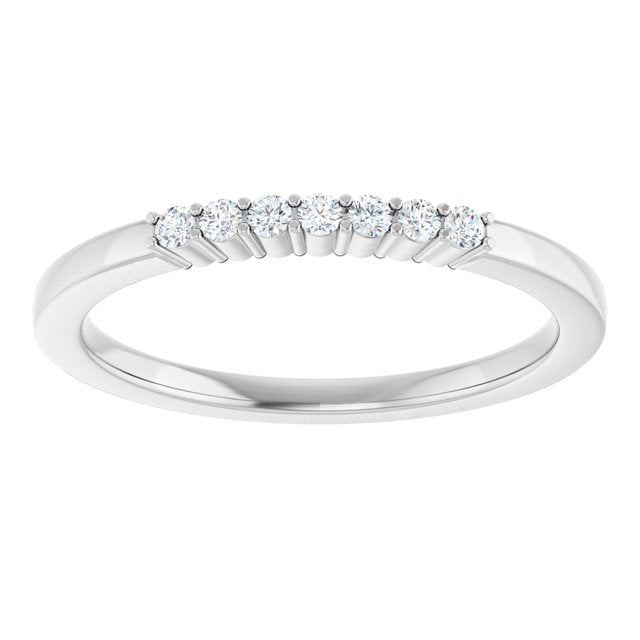 14K Gold Natural Diamond Anniversary Band - Options Available