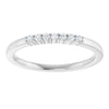 14K White 1/10 CTW Natural Diamond Anniversary Band