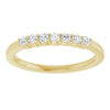 14K White 1/10 CTW Natural Diamond Anniversary Band