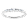 14K White 1/10 CTW Natural Diamond Anniversary Band