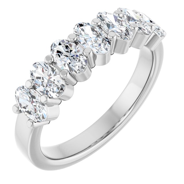14K Gold Natural Diamond Anniversary Band - Options Available