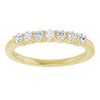 14K White 1/10 CTW Natural Diamond Anniversary Band