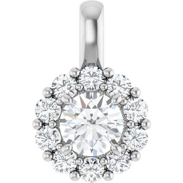14K Gold Sapphire And Diamond Pendant - Options Available