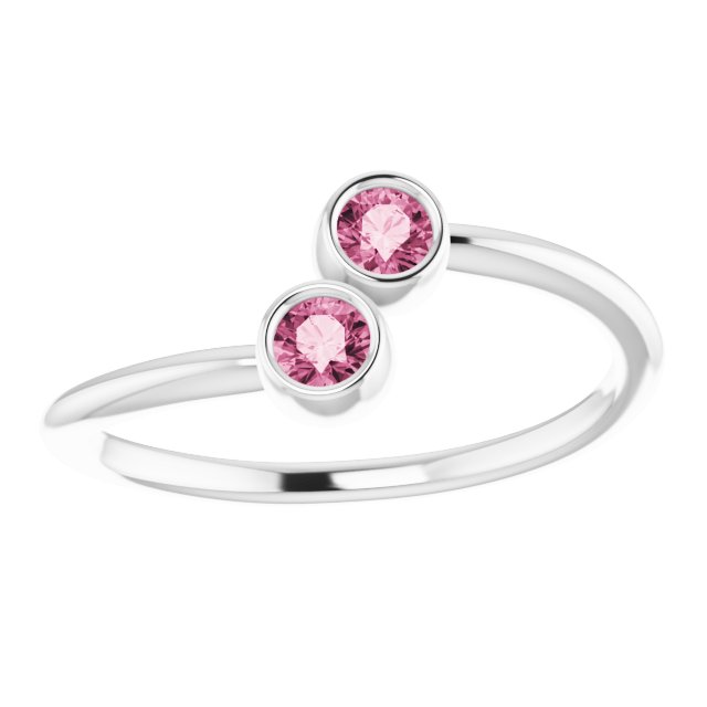 Natural Pink Tourmaline Ring