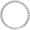 14K White Gold Natural Diamond Anniversary Band with 1/3 CTW Sparkle