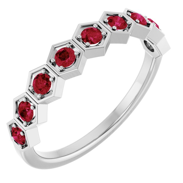14K Gold Natural Diamond Stackable Ring