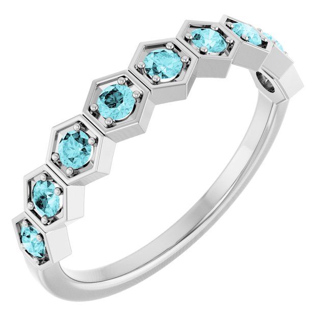 14K Gold Natural Diamond Stackable Ring