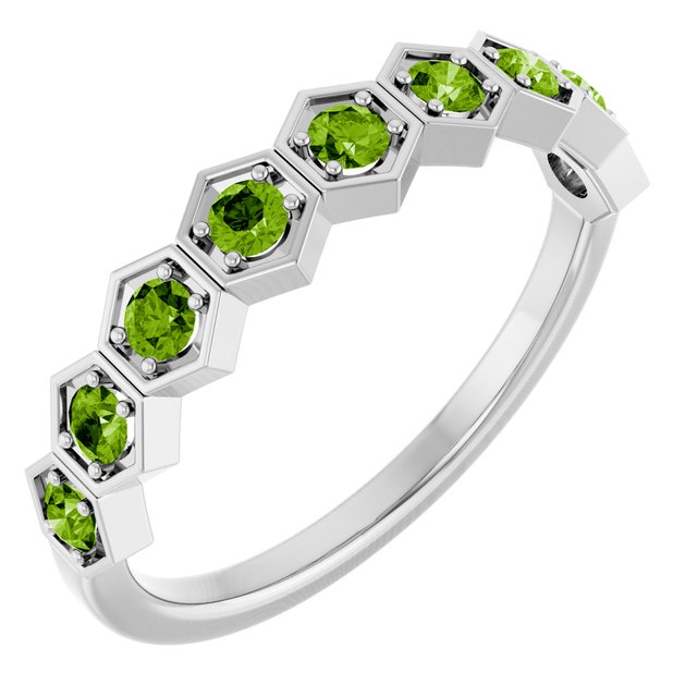 14K Gold Natural Diamond Stackable Ring