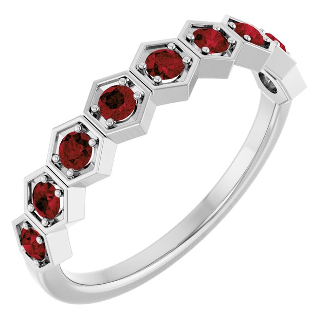 14K Gold Natural Diamond Stackable Ring