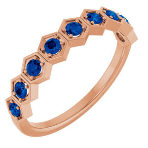 14K Gold Natural Diamond Stackable Ring