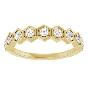 1/3 Ctw Lab-Grown Diamond Stackable Ring