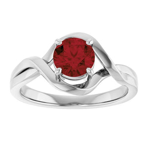 Natural Mozambique Garnet Ring