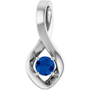 Lab-Grown Emerald Pendant