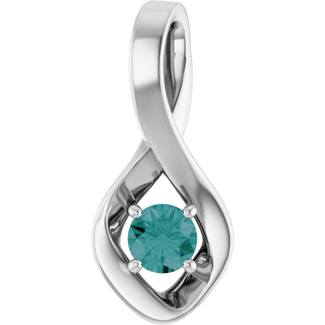 Lab-Grown Emerald Pendant