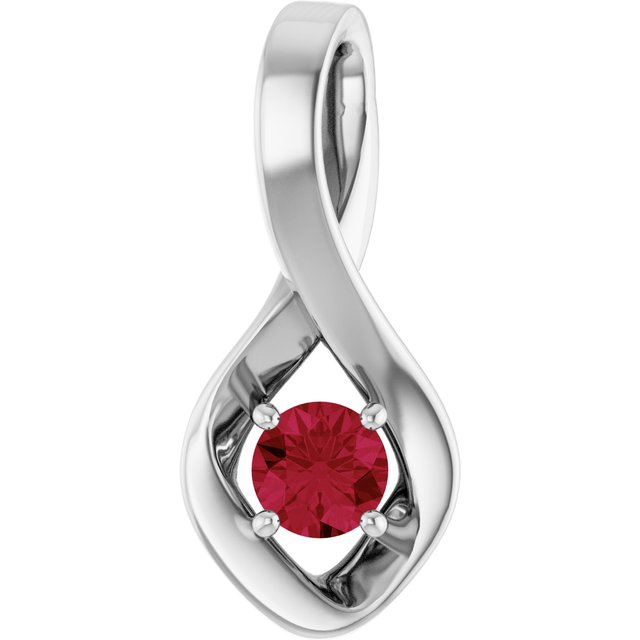 Lab-Grown Emerald Pendant