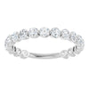 14K White 1/3 CTW Natural Diamond Anniversary Band