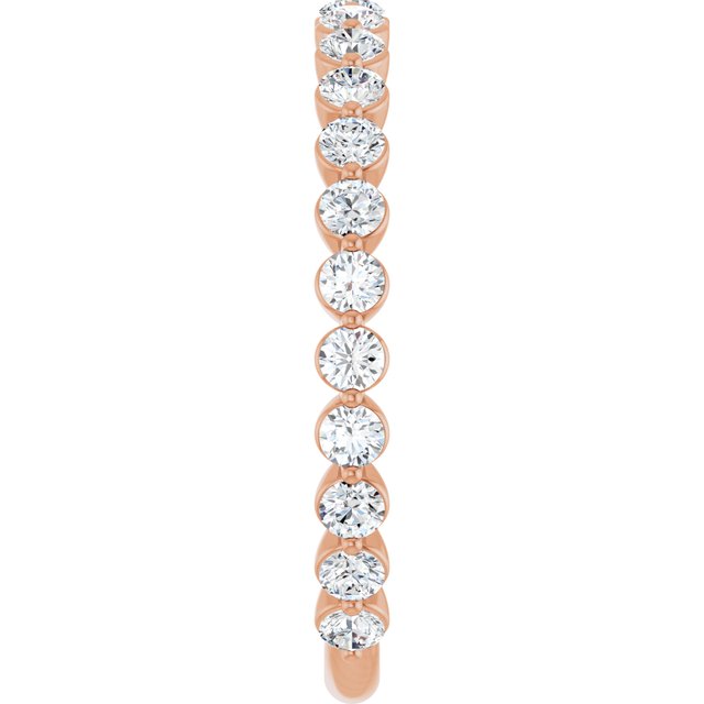 14K White 1/3 CTW Natural Diamond Anniversary Band