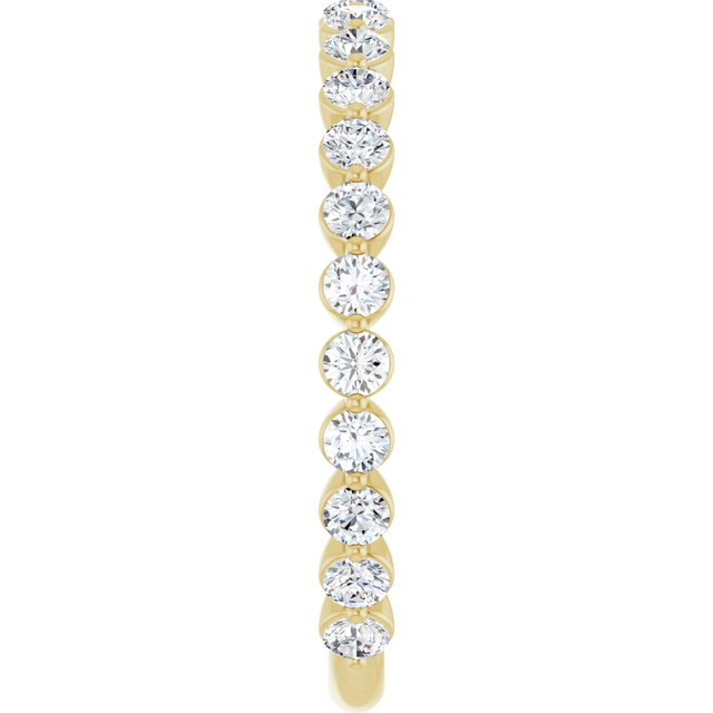 14K White 1/3 CTW Natural Diamond Anniversary Band